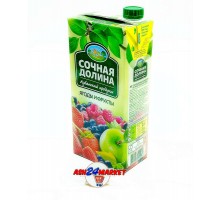 Сок СОЧНАЯ ДОЛИНА ягоды и фрукты 0,9л т/п