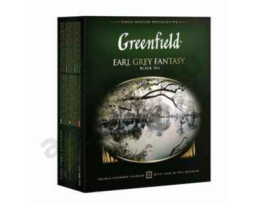 Бакалея Чай GREENFIELD черный бергамот 100пак