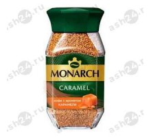 Кофе JACOBS MONARCH карамель 95г с/б