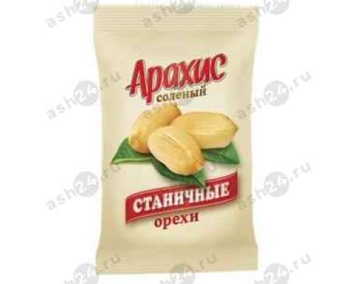 Снеки Арахис СТАНИЧНЫЕ соленый 60г