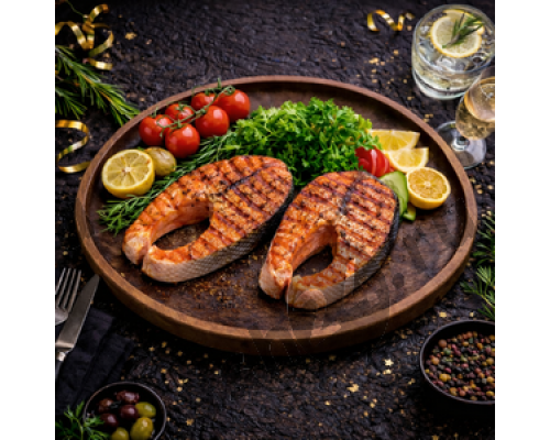 Стейк семги на гриле (от 0,5кг)