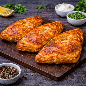 Выпечка Слойка курица + сметана