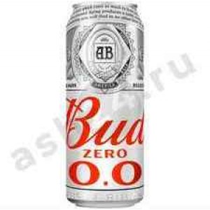Пиво безалкогольное BUD 0% 0,45л ж/б (5404)