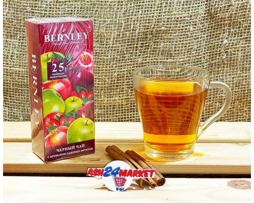 Чай BERNLEY черный садовые фрукты 25пак