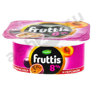 Молочные продукты Йогурт FRUTTIS персик маракуйя вишня 8% 115г