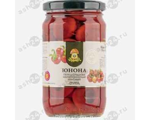 Бакалея Консервы Перец ЮНОНА марокканский "ассорти перцев" 330г с/б