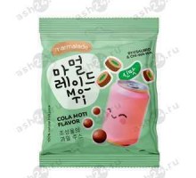 Мармелад ASIA LINE кусочки карандаш кислая кола 45г