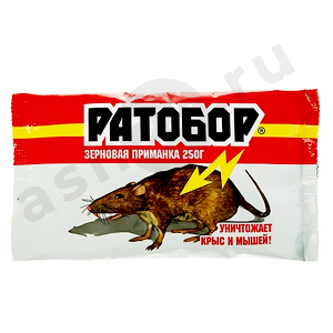 Химия Крысиная отрава РАТОБОР 250г