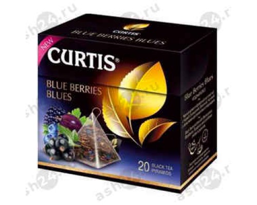 Чай CURTIS черный ягоды 20пак