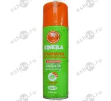 Аэрозоль KINKILA 4в1 от комаров, клещей, слепней и мошек 145мл