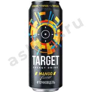 Напитки Энергетик TARGET манго 0,45л ж/б