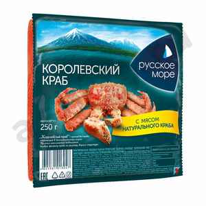 Краб королевский РУССКОЕ МОРЕ 250г