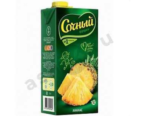 Напитки Сок СОЧНЫЙ ананас 1,95л т/т