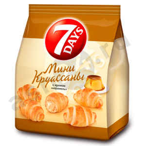 Сладости Круассан 7 Days карамель 265г