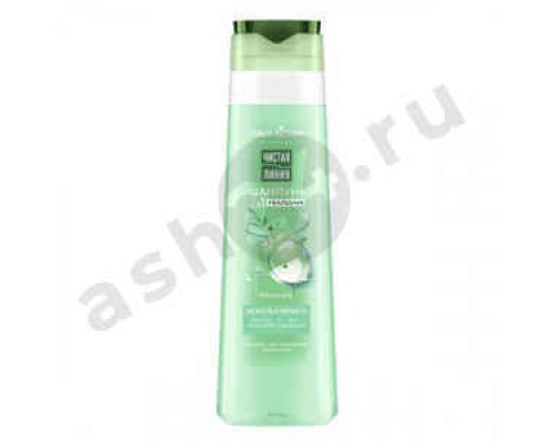 Шампунь 2в1 ЧИСТАЯ ЛИНИЯ яблоко и мята 385мл