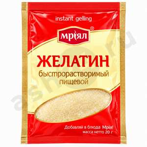Бакалея Приправа МРИЯЛ желатин 20г
