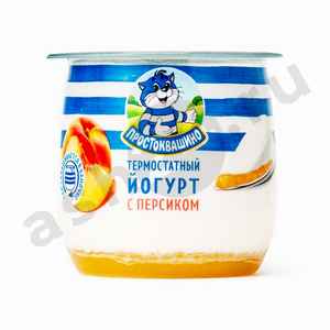 Молочные продукты Йогурт ПРОСТОКВАШИНО термостатный персик 3,4% 160г