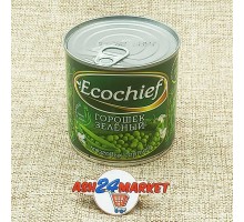 Консервы Горошек зеленый ECOCHIEF 420г ж/б