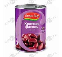 Консервы Фасоль красная GREEN RAY 400г ж/б