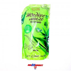 Мыло жидкое VESTAR BIO алоэ 500мл м/у