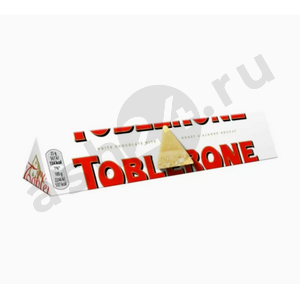 Сладости Шоколад TOBLERONE белый медово-миндальная нуга100г