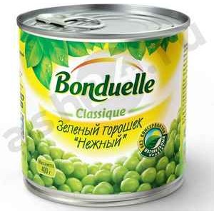 Бакалея Консервы Горошек зеленый BONDUELLE 425г ж/б