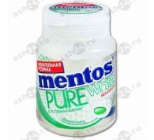 Жевательная резинка МЕНТОС нежная мята 54г банка