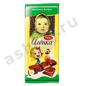 Сладости Шоколад АЛЕНКА тройной десерт 85г