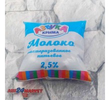 Молоко АЗБУКА КРЫМА 2,5% 500г пленка