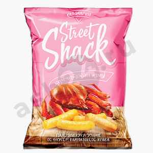 Палочки кукурузные STREET SNACK камчатский краб 35г