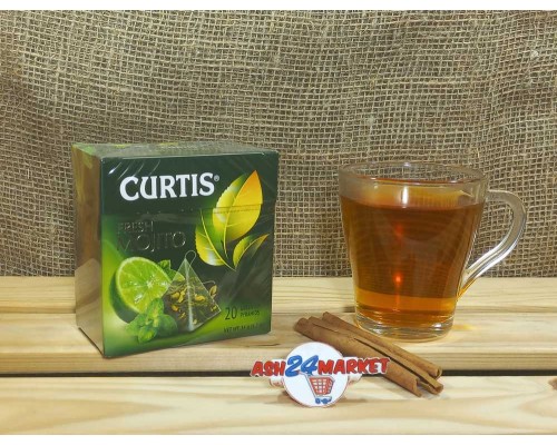 Чай CURTIS зеленый мохито 25пак