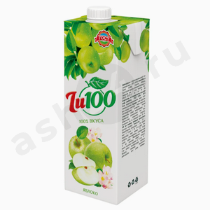 Напитки Сок JU100 яблоко 0,95л т/п