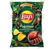 Чипсы ЛЕЙС рождественская утка 105г