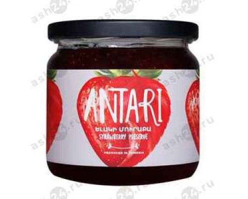 Бакалея Консервы Варенье ANTARI из клубники 440г с/б