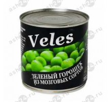 Консервы Горошек зеленый VELES 460г с/б