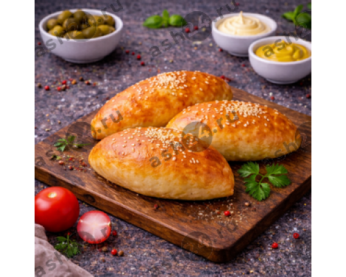 Выпечка Пирожок печеный картошка