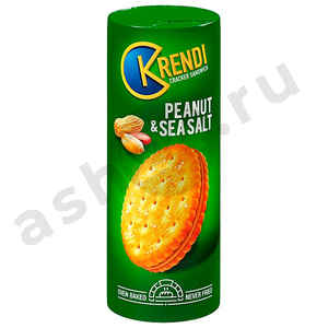 Сладости Крекер KRENDI сэндвич арахисовая паста 170г