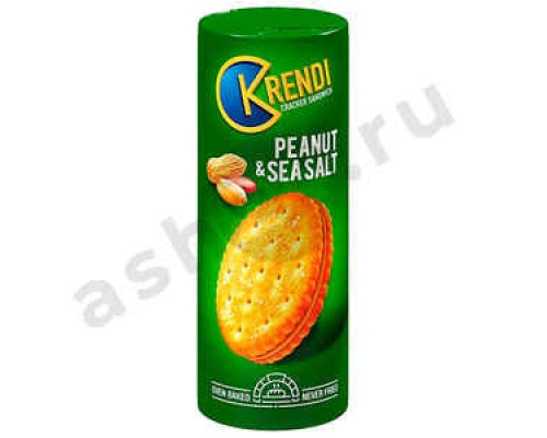 Сладости Крекер KRENDI сэндвич арахисовая паста 170г