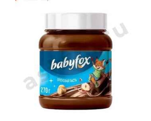 Паста ореховая BABYFOX 270г с/б