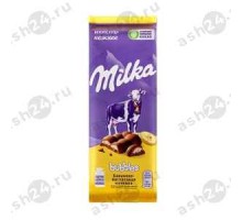 Шоколад МИЛКА бабл бананово-йогуртовая начинка 87г
