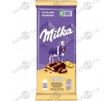 Шоколад МИЛКА бабл бананово-йогуртовая начинка 87г