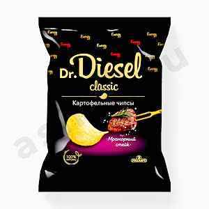 Чипсы Dr. DIESEL classic мраморный стейк 120г