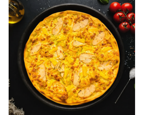 Пицца Курица ананас 35см