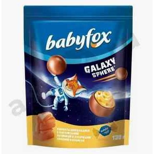 Сладости Конфеты BABYFOX galaxy карамель 130г