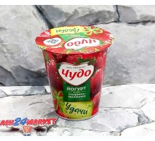 Йогурт ЧУДО клубника-земляника 2,5% 290г стакан