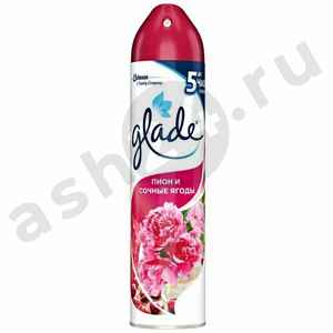 Освежитель воздуха GLADE пион и сочные ягоды 300мл
