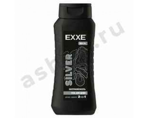 Гель для душа EXXE 2в1 экстрасвежесть silver 400мл