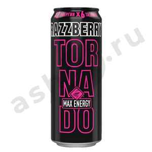 Напитки Энергетик ТОРНАДО razzberry 0,45л ж/б
