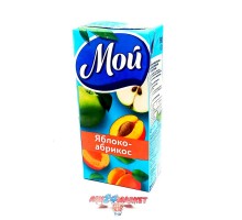 Сок МОЙ яблоко-абрикос 0,95л т/п