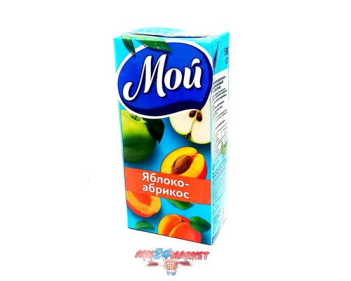 Сок МОЙ яблоко-абрикос 0,95л т/п